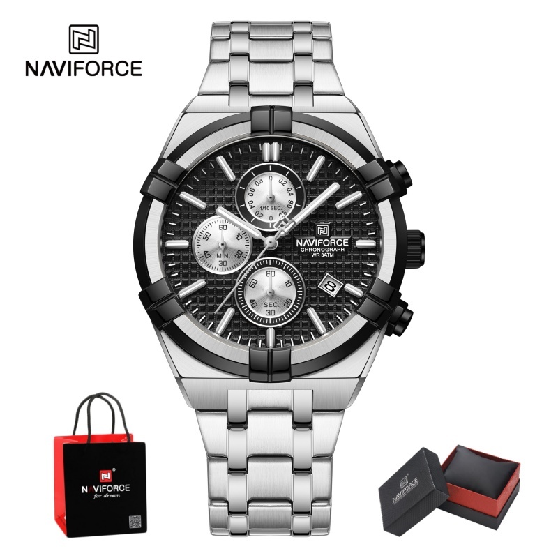 NAVIFORCE Men Quartz Chronogra - огляд і ціна Jewelry For Watches