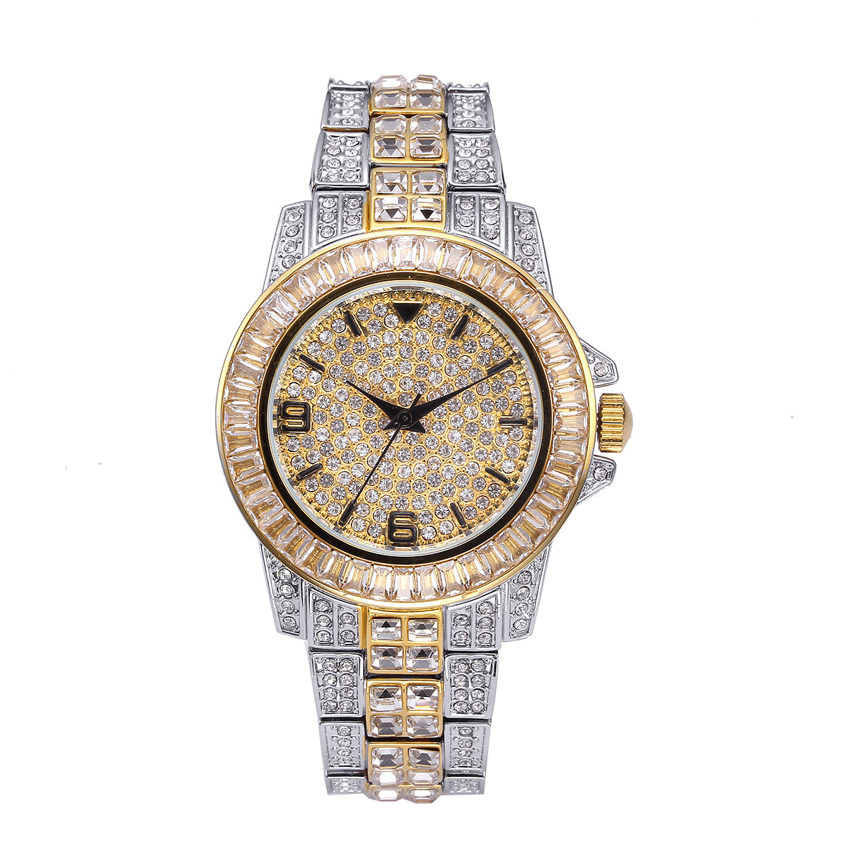 Luxury Full Stone Quartz Watch - огляд і ціна Jewelry For Watches