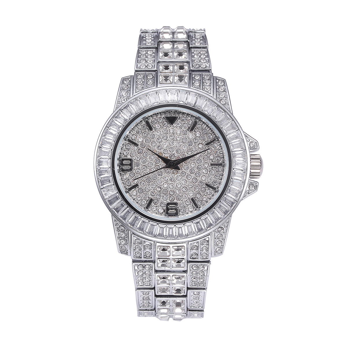 Luxury Full Stone Quartz Watch - огляд і ціна Jewelry For Watches