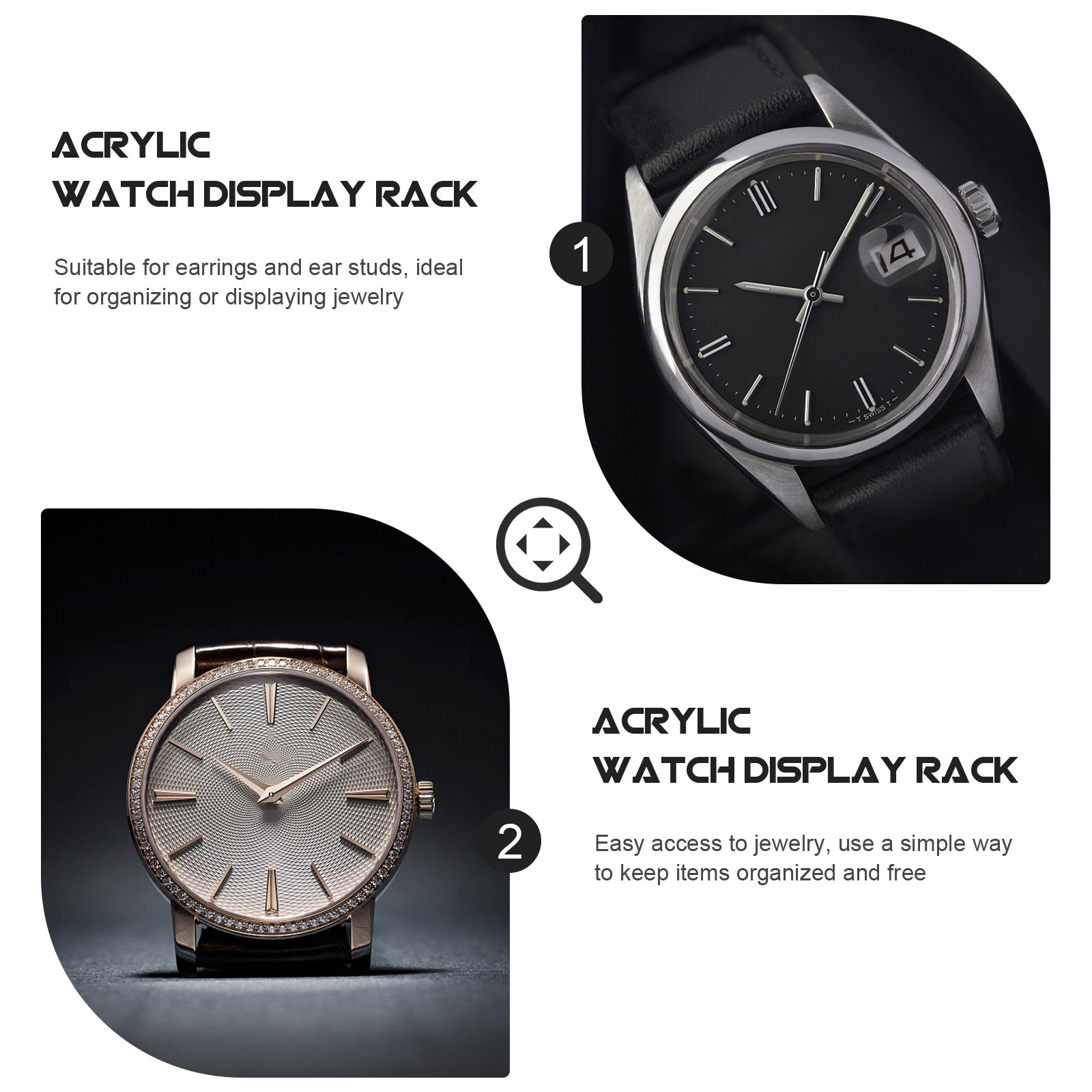 1Pcs Acrylic Watch Display Sta - огляд і ціна Jewelry And Watches Inc